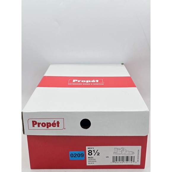 Propet Hunter Men's Leather Adjustable Fishin Fisherman Sandals | Size 8.5 Black - Picture 2 of 13